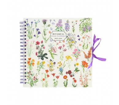 Album de Fotos Scrapbook Flores Silvestres