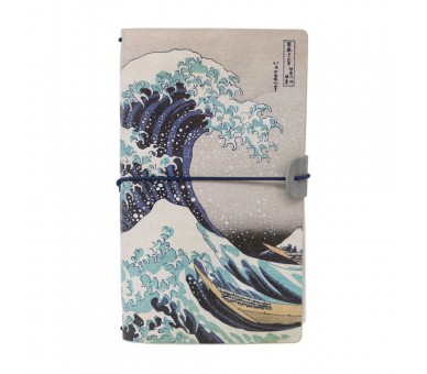 Cuaderno de viaje La Gran Ola de Kanagawa Hokusai