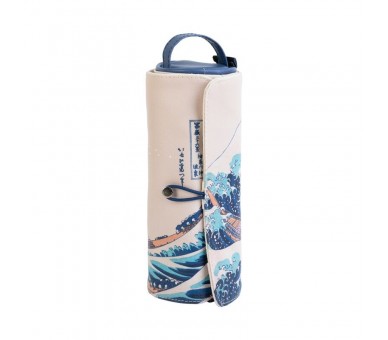 Portatodo enrollable La Gran Ola de Kanagawa Hokusai