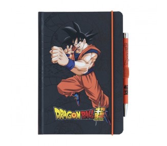 Cuaderno A5 premium + boligrafo proyector Dragon Ball Super