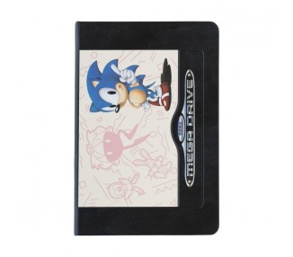 Cuaderno A5 premium Megadrive Sonic
