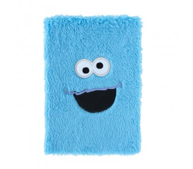 Cuaderno A5 premium peluche Monstruo de las Galletas Barrio Sesamo