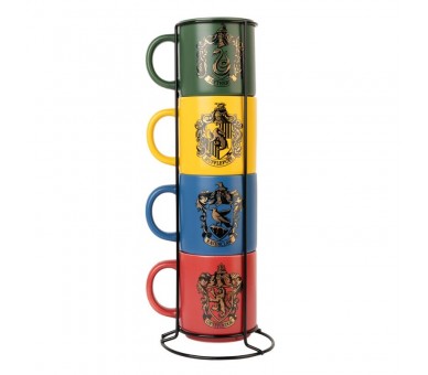 Set 4 tazas Harry Potter 300ml
