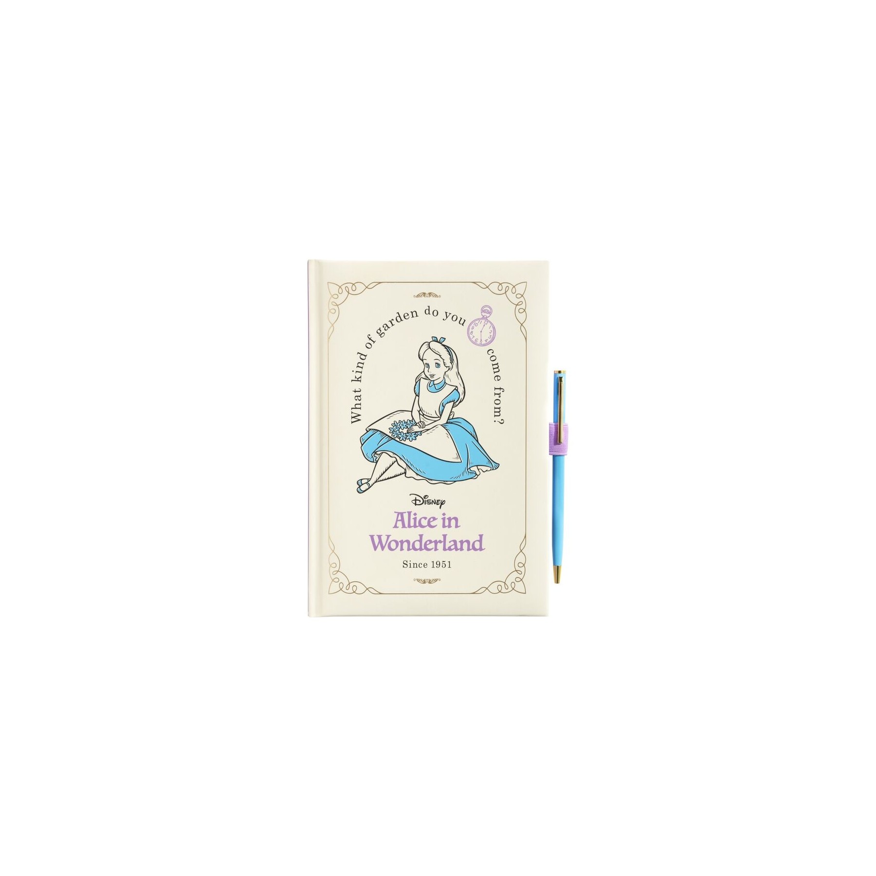 Cuaderno A5 premium + boligrafo Alicia en el Pais de las Maravillas Disney