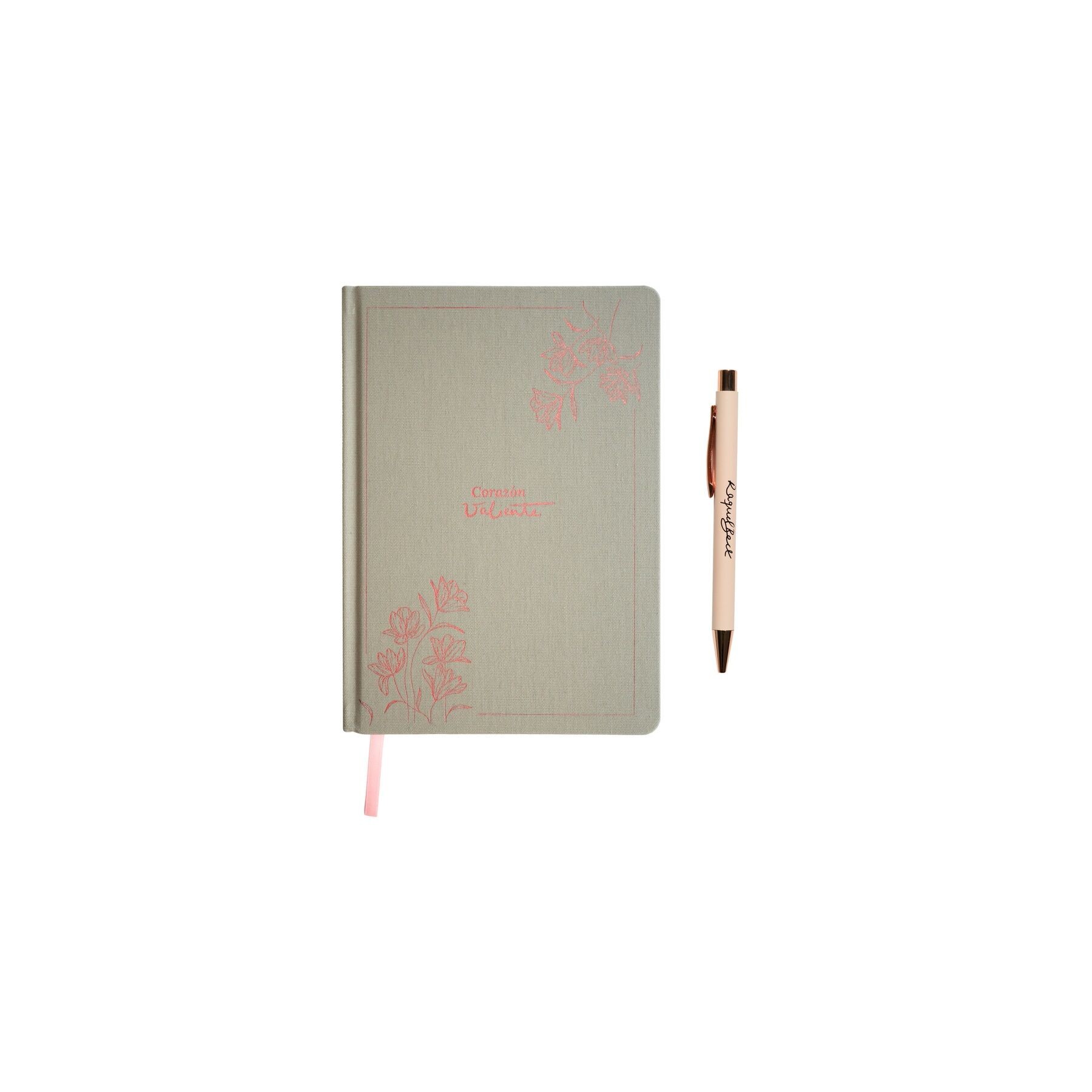 Set Cuaderno A5 + Boligrafo Raquel Beck