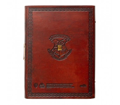 Cuaderno cuero Snitch Dorada Harry Potter