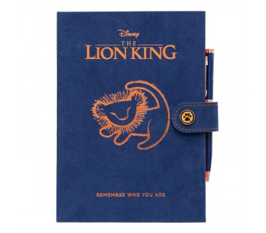 Cuaderno A5 premium + boligrafo El Rey Leon Disney