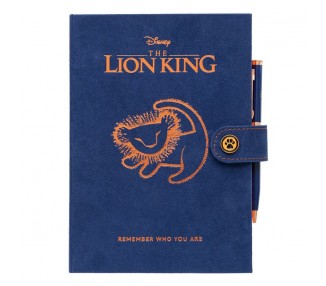 Cuaderno A5 premium + boligrafo El Rey Leon Disney