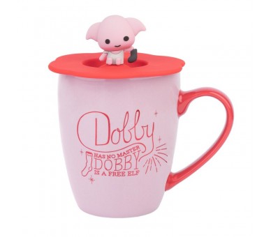 Taza premium tapa Dobby Harry Potter 350ml