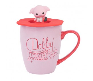 Taza premium tapa Dobby Harry Potter 350ml