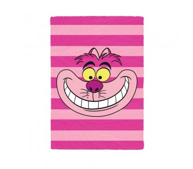 Cuaderno A5 premium felpa Cheshire Alicia en el Pais de las Maravillas Disney