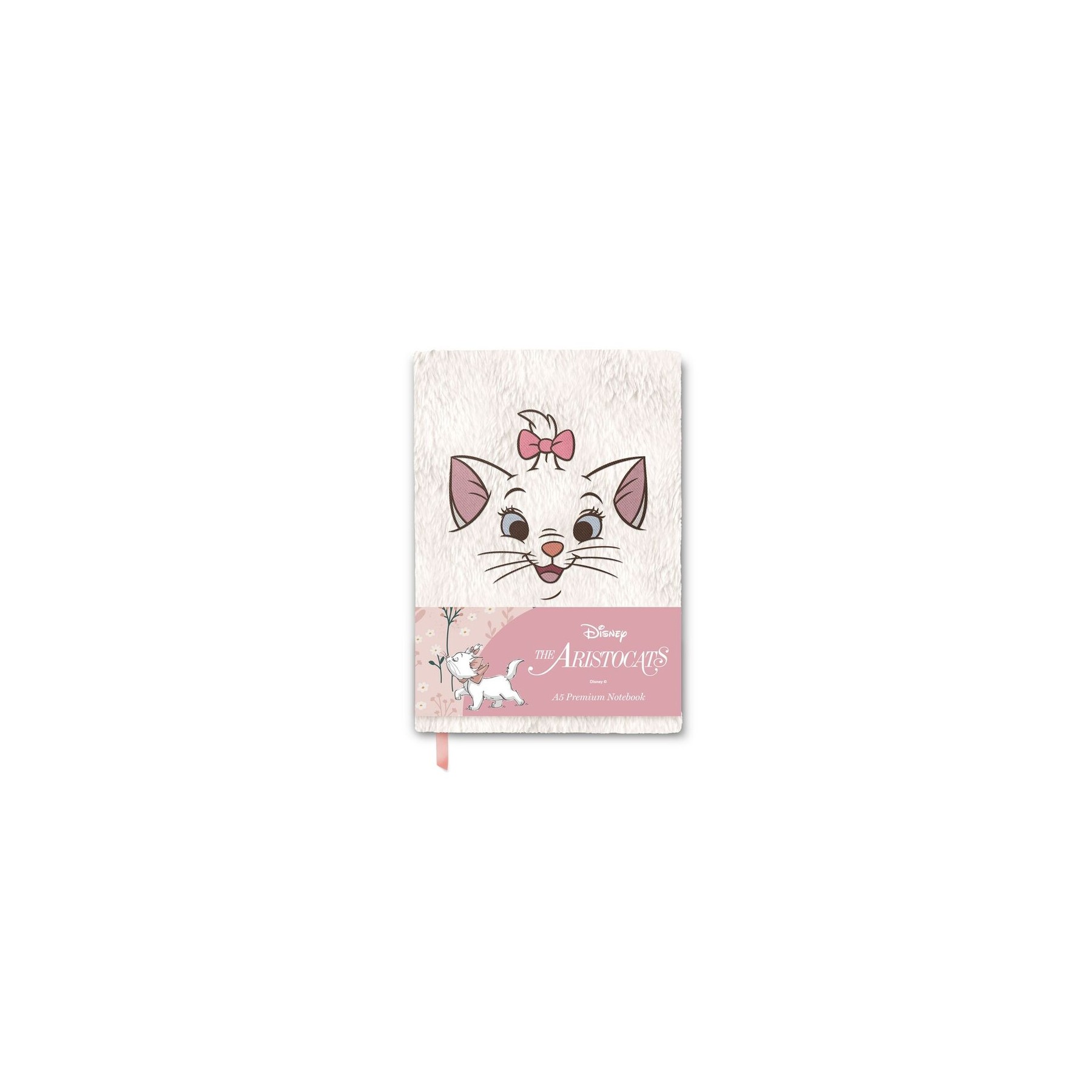 Cuaderno A5 premium felpa Marie Los Aristogatos Disney