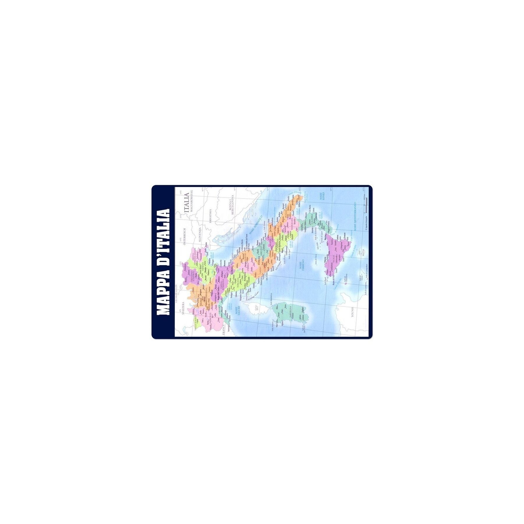 Vade tapete escritorio Mapa Italia Italiano