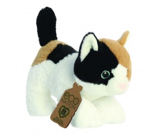 Peluche Gato Eco Nation 21cm