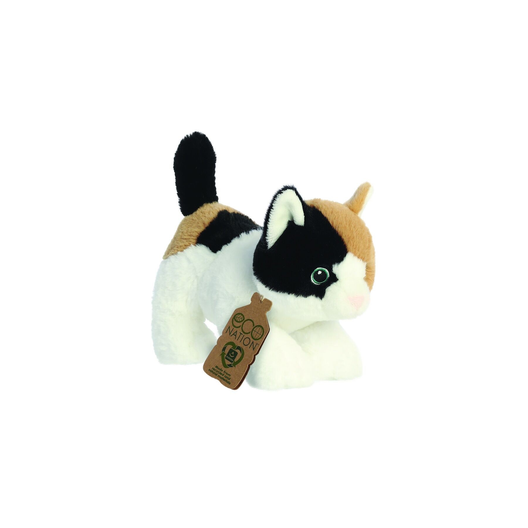 Peluche Gato Eco Nation 21cm