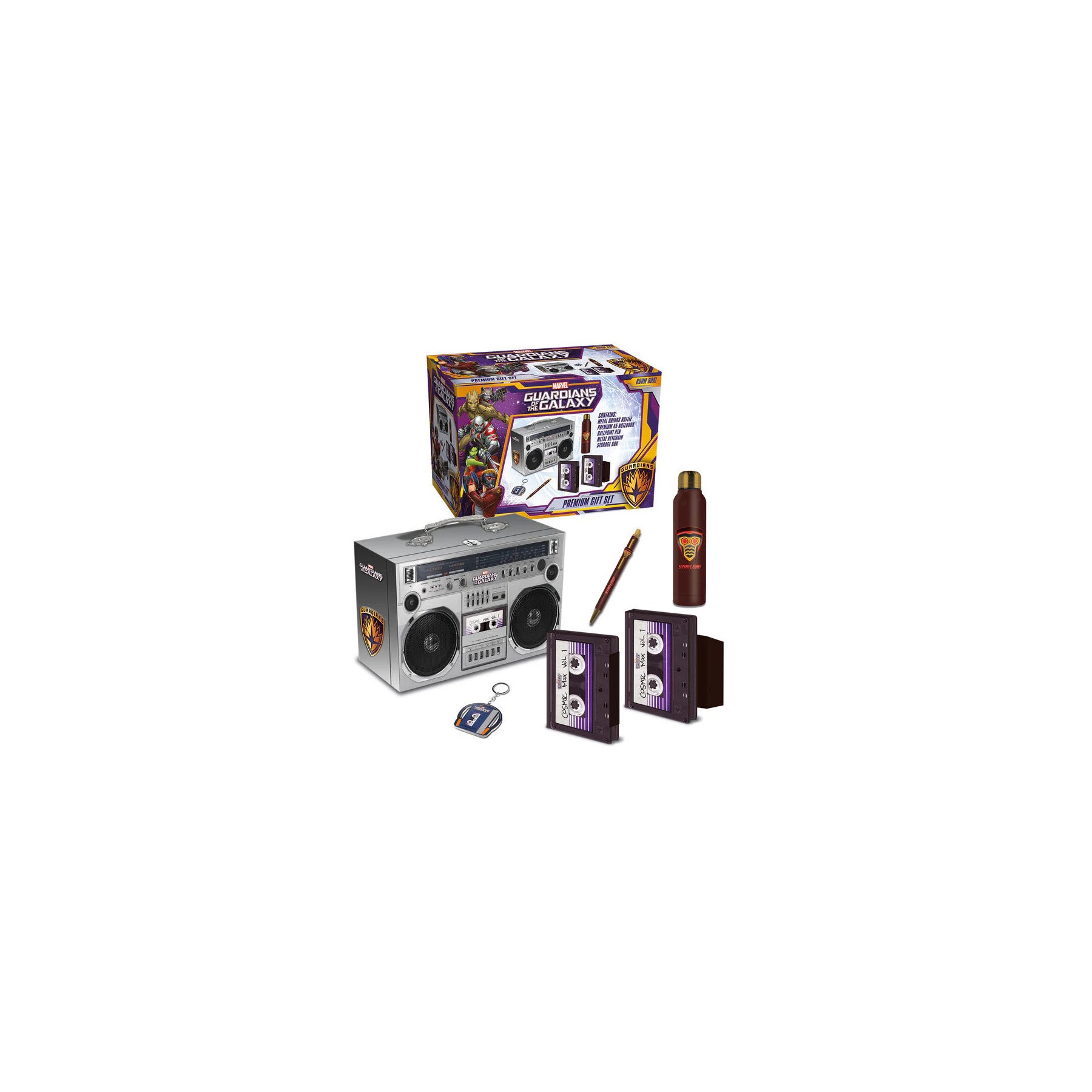 Set papeleria Radiocassette Guardianes de la Galaxia Marvel