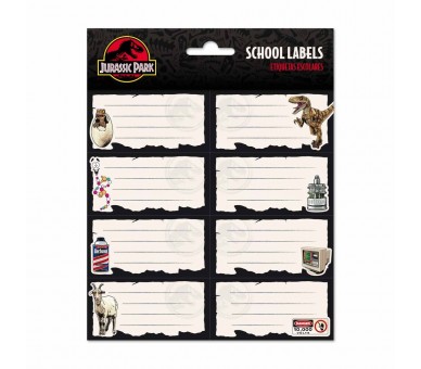 Etiquetas adhesivas Jurassic Park
