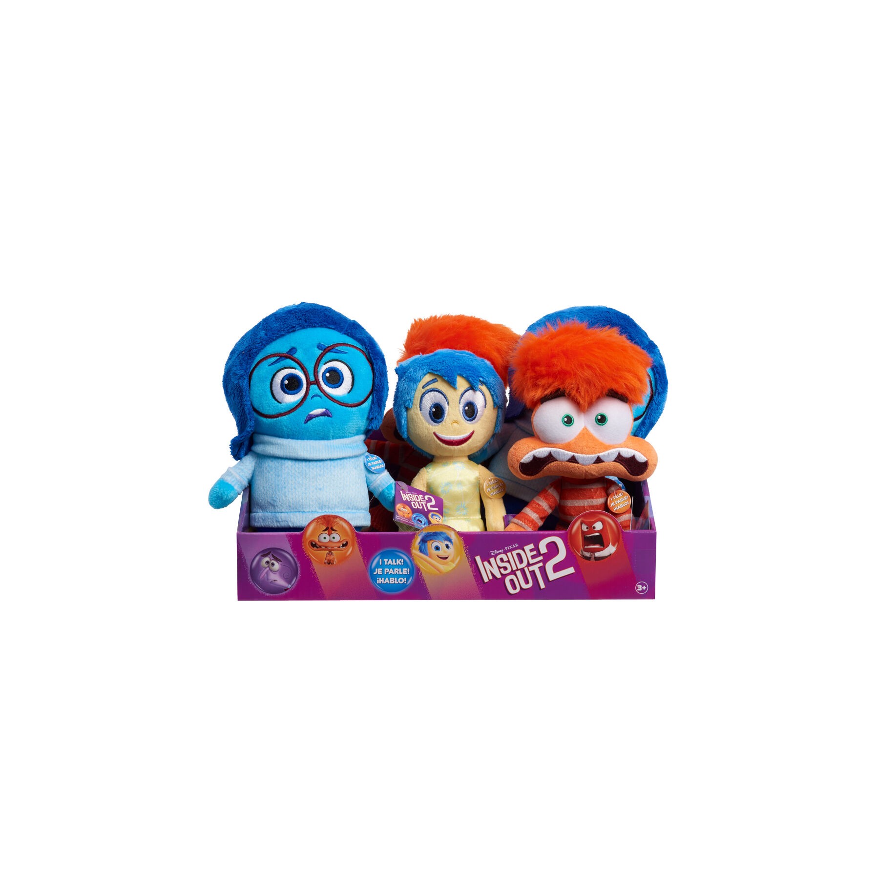 Peluche Del Reves 2 Disney Pixar 20cm sonido ingles surtido