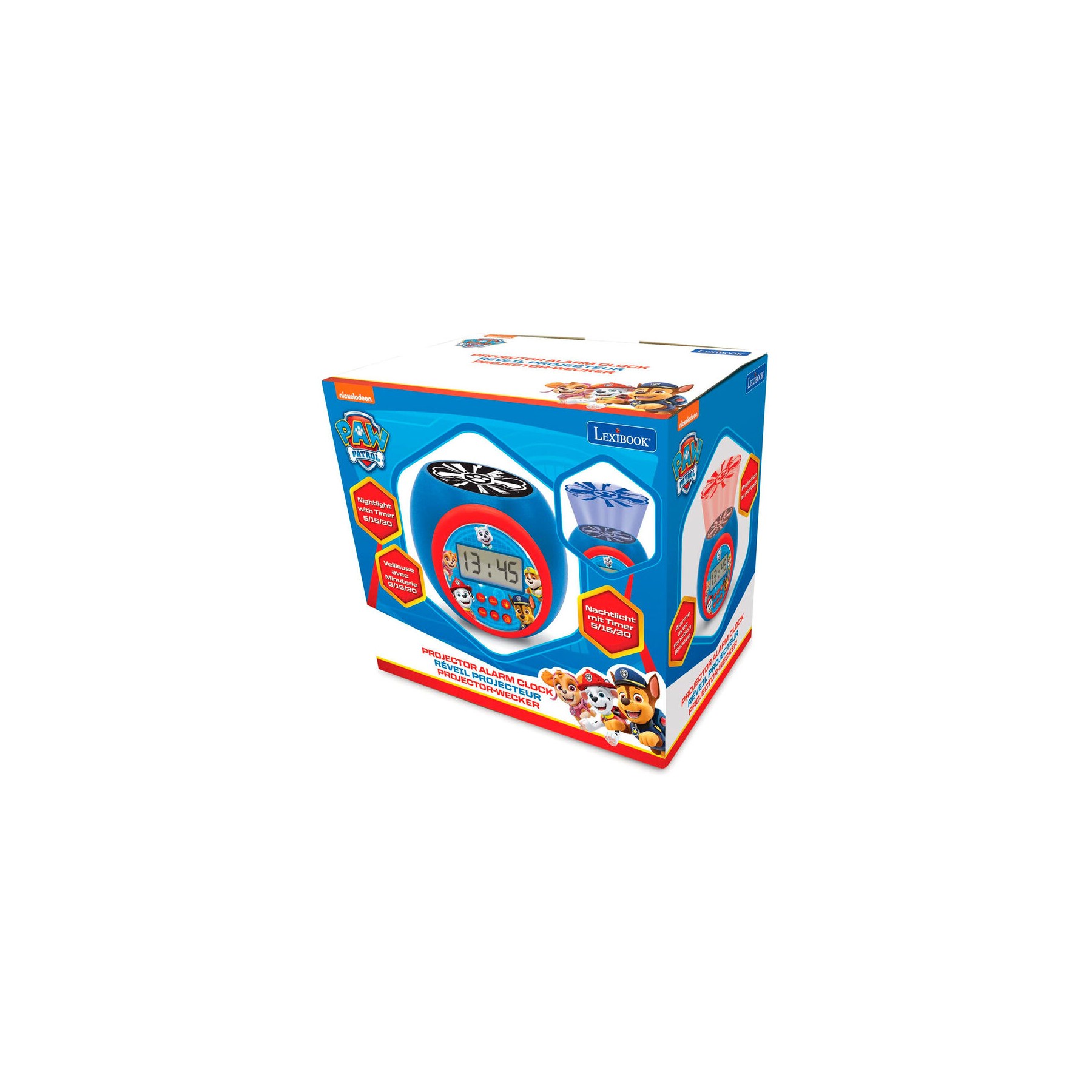 Reloj despertador Patrulla Canina Paw Patrol