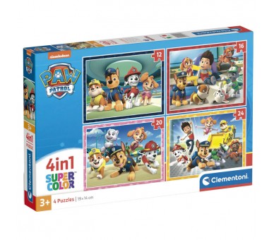 Puzzle Patrulla Canina Paw Patrol 12-16-20-24pzs