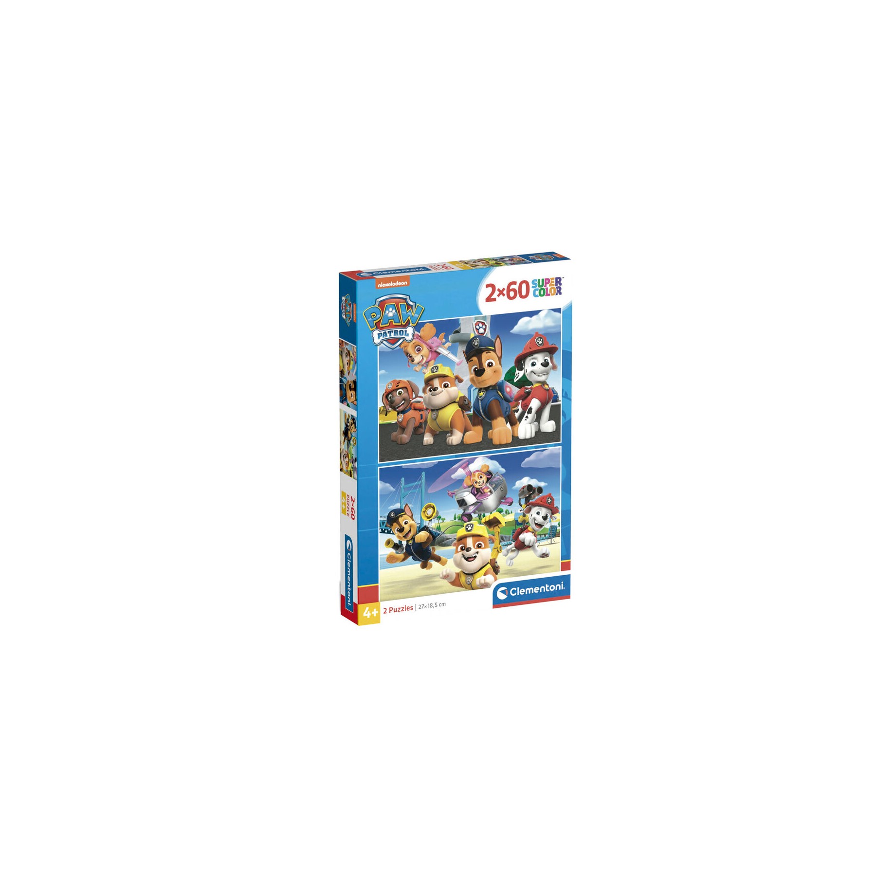 Puzzle Patrulla Canina Paw Patrol 2x60pzs