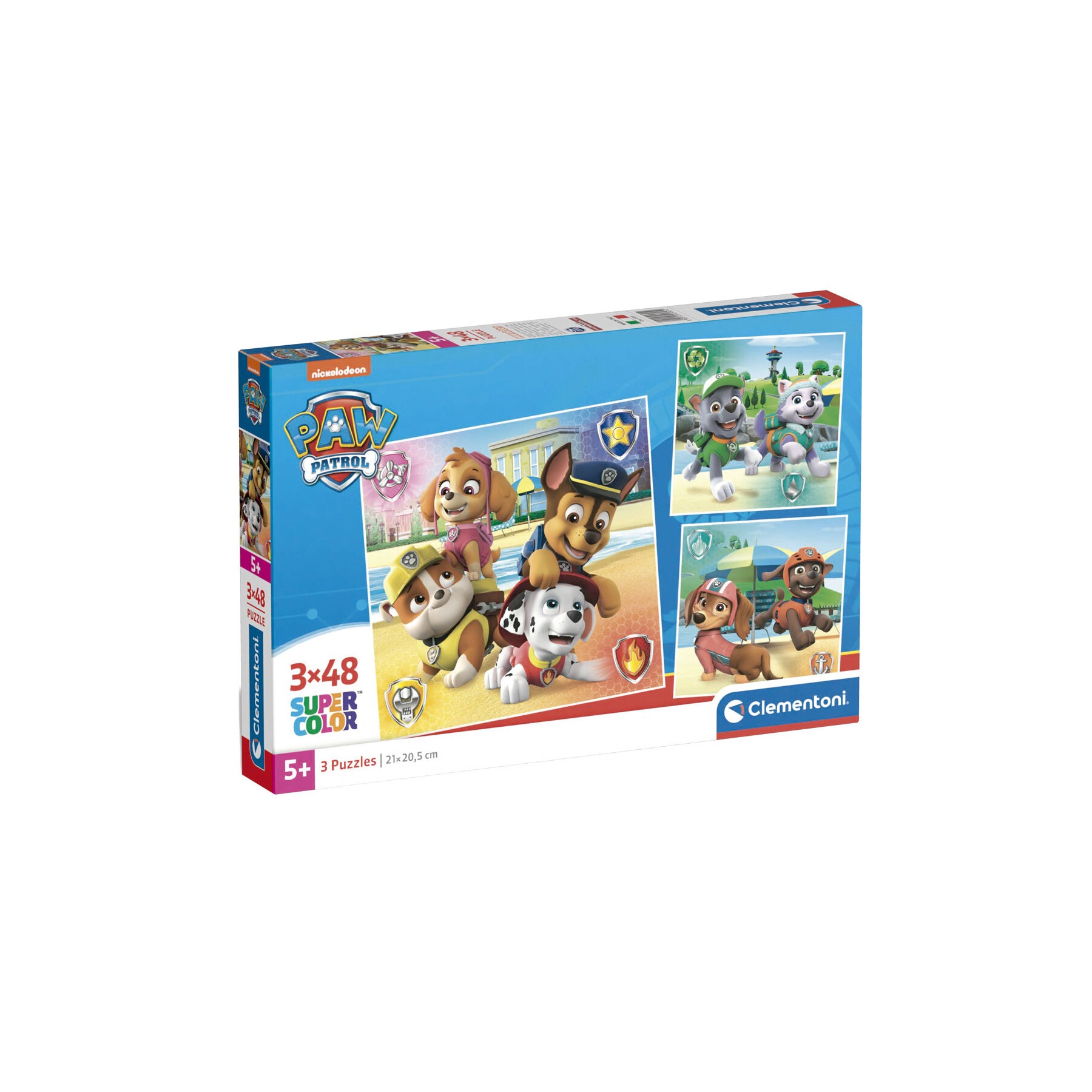 Puzzle Patrulla Canina Paw Patrol 3x48pzs