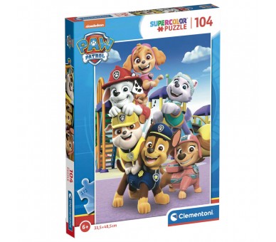 Puzzle super Patrulla Canina Paw Patrol 104pzs