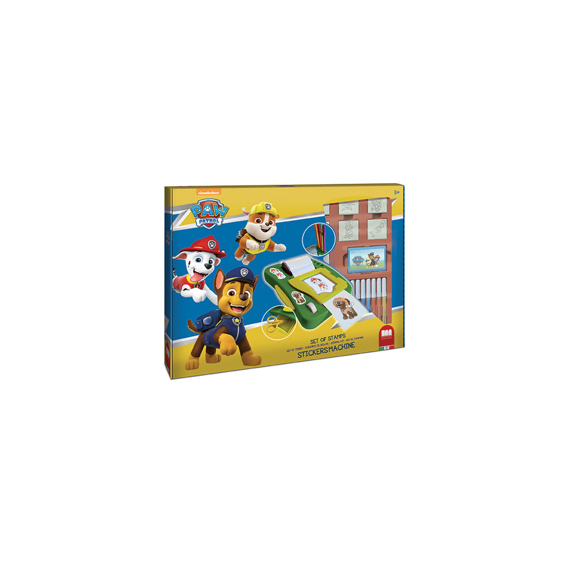 Maquina de pegatinas Patrulla Canina Paw Patrol