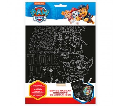 Set papeleria Scratch Art Patrulla Canina Paw Patrol