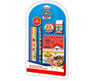 Set papeleria Patrulla Canina Paw Patrol 5pzs