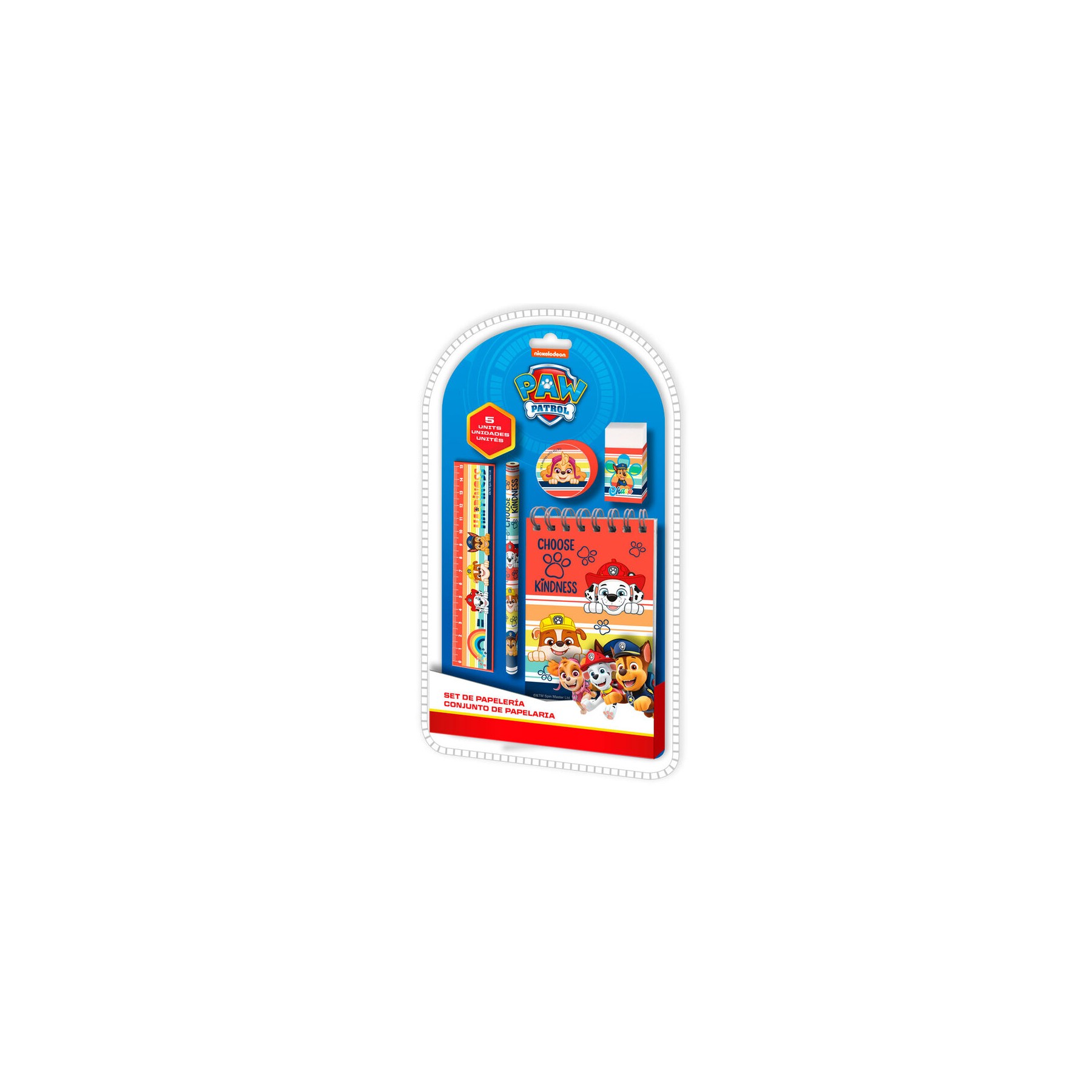 Set papeleria Patrulla Canina Paw Patrol 5pzs