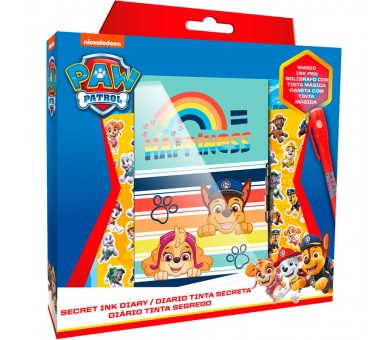Diario con boligrafo magico Patrulla Canina Paw Patrol