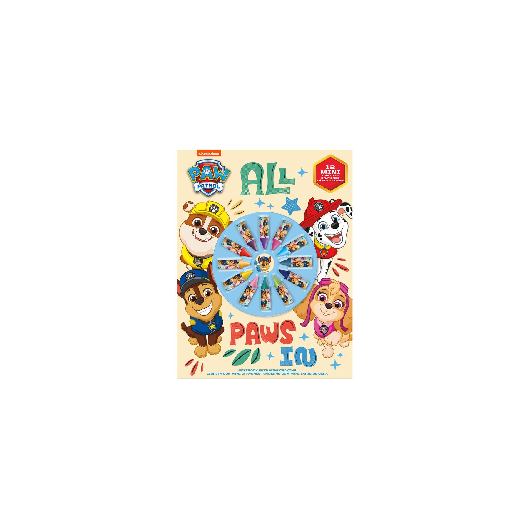 Cuaderno + pegatinas Patrulla Canina