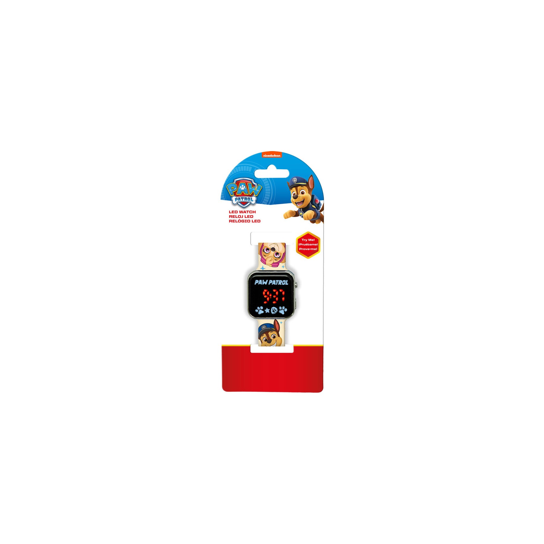 Reloj led Patrulla Canina Paw Patrol