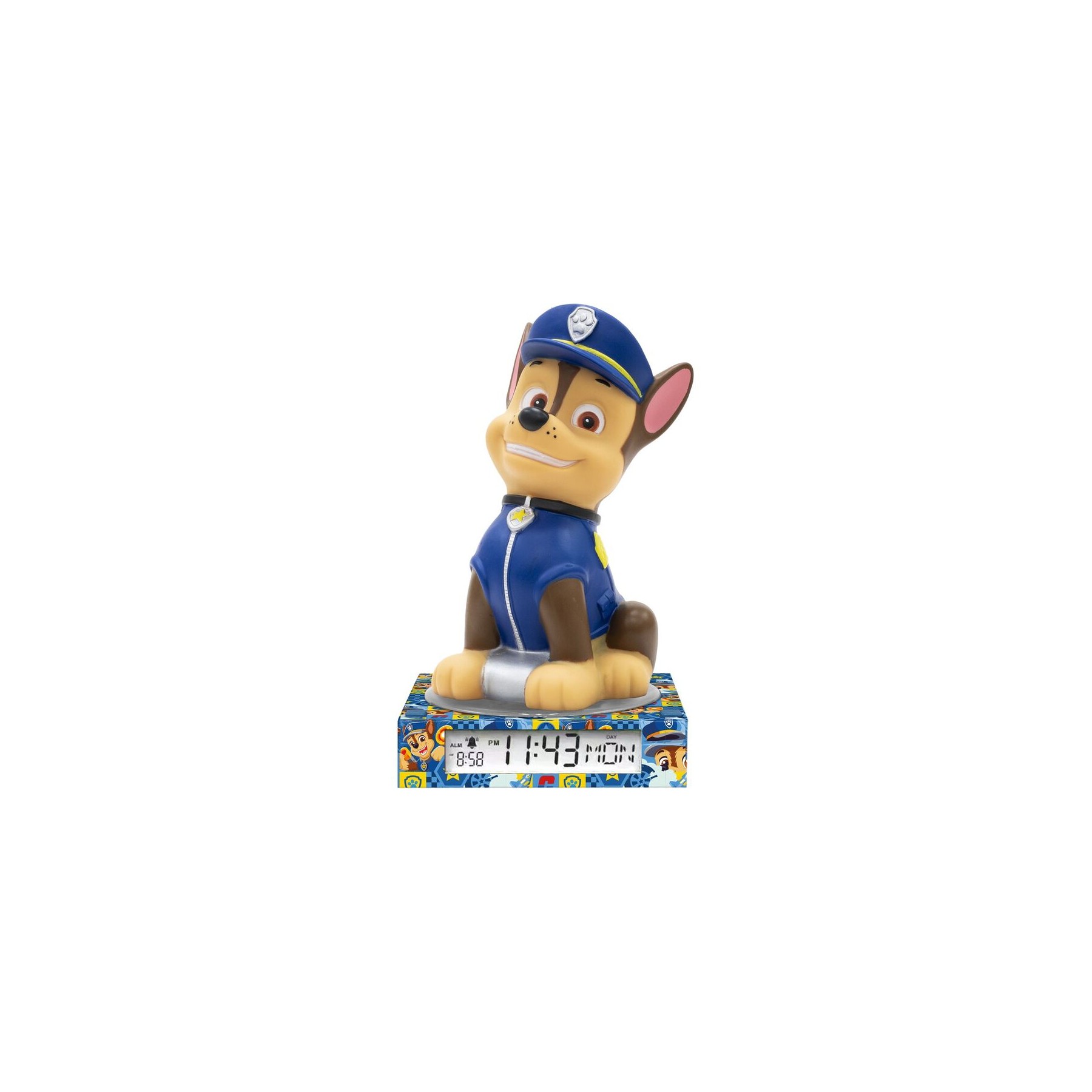 Lampara 3D con despertador Patrulla Canina Paw Patrol