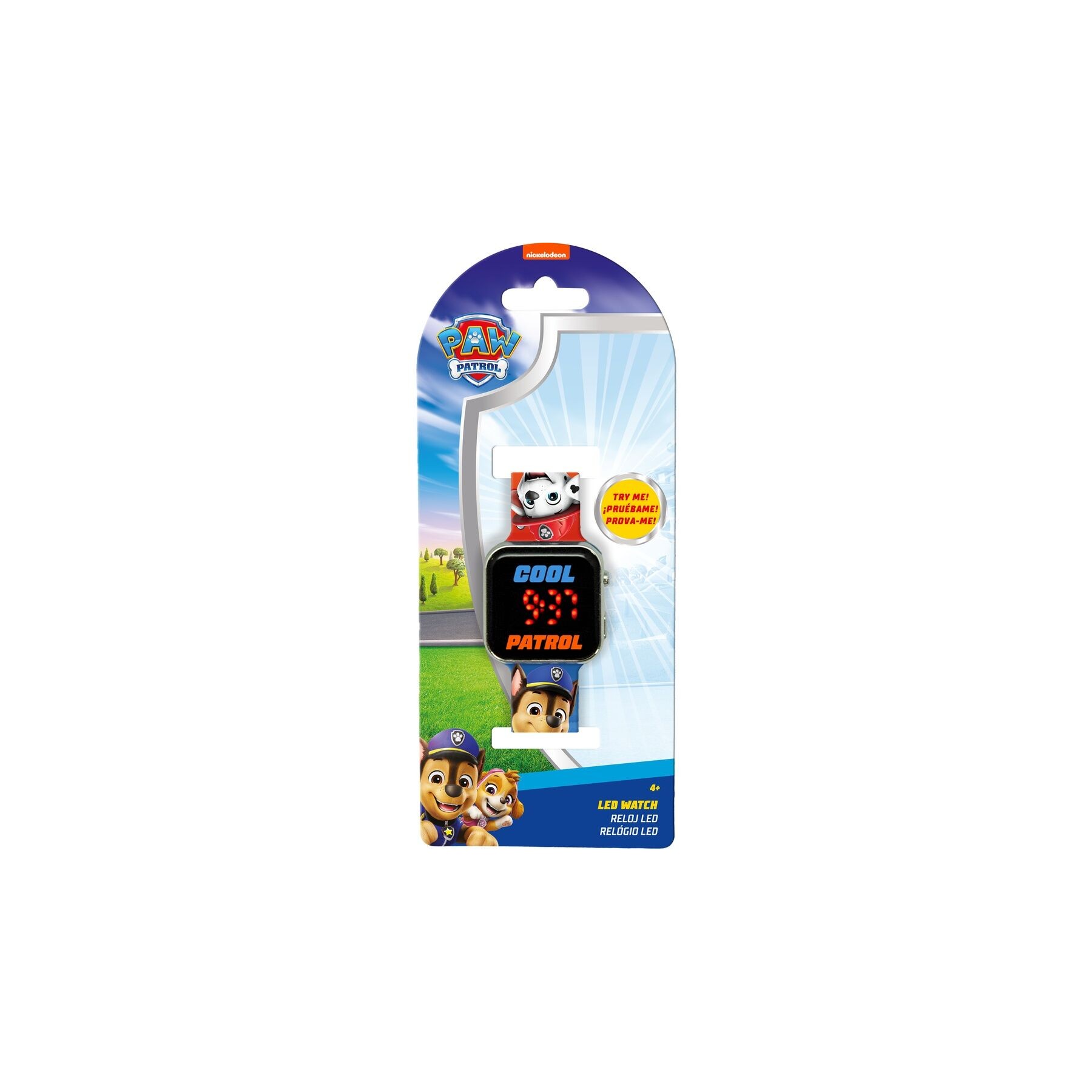 Reloj led Patrulla Canina Paw Patrol