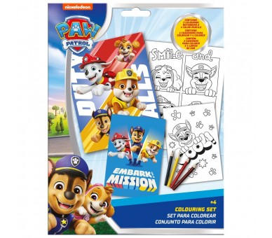 Set Colorear Patrulla Canina Paw Patrol