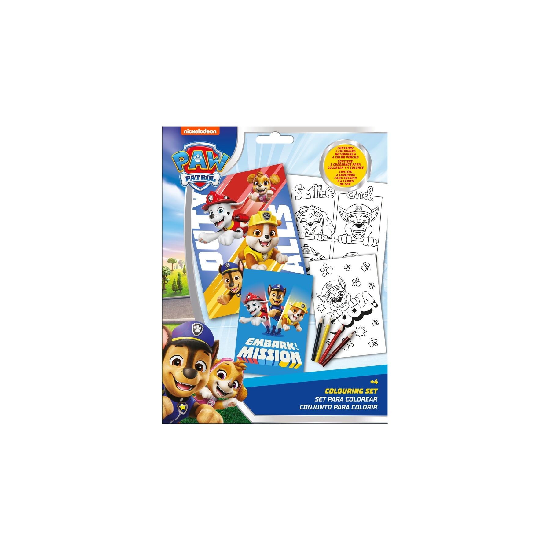 Set Colorear Patrulla Canina Paw Patrol