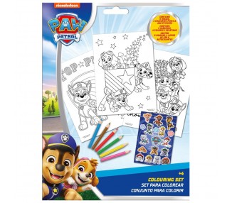 Set Colorear pegatinas Patrulla Canina Paw Patrol