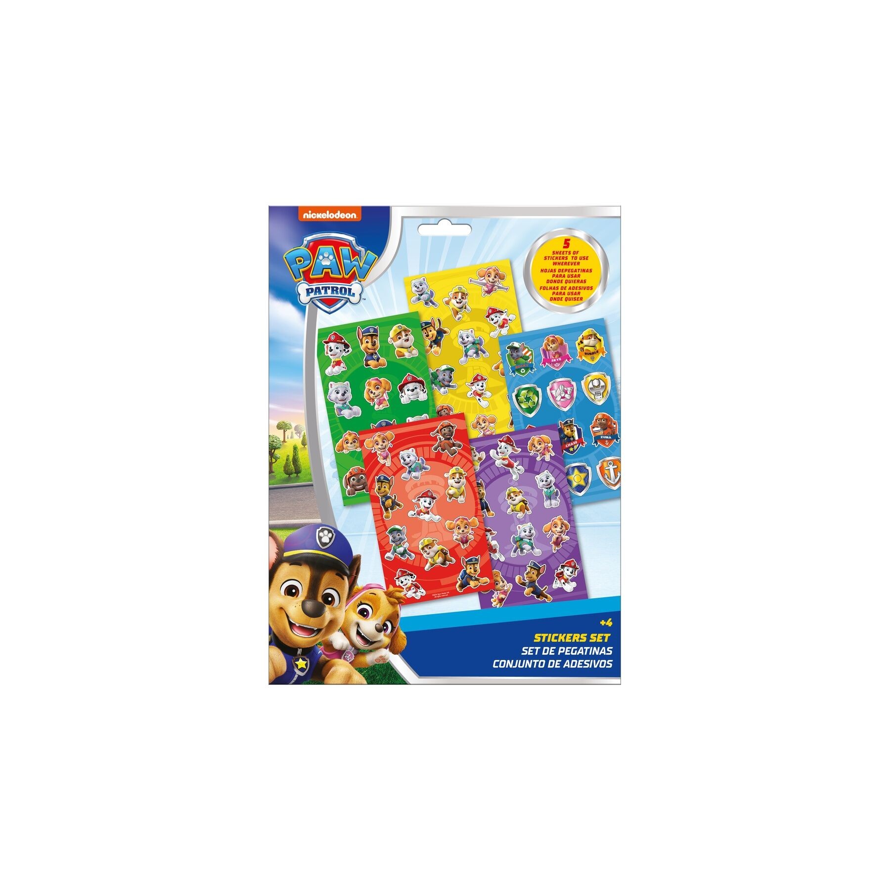 Set pegatinas Patrulla Canina Paw Patrol