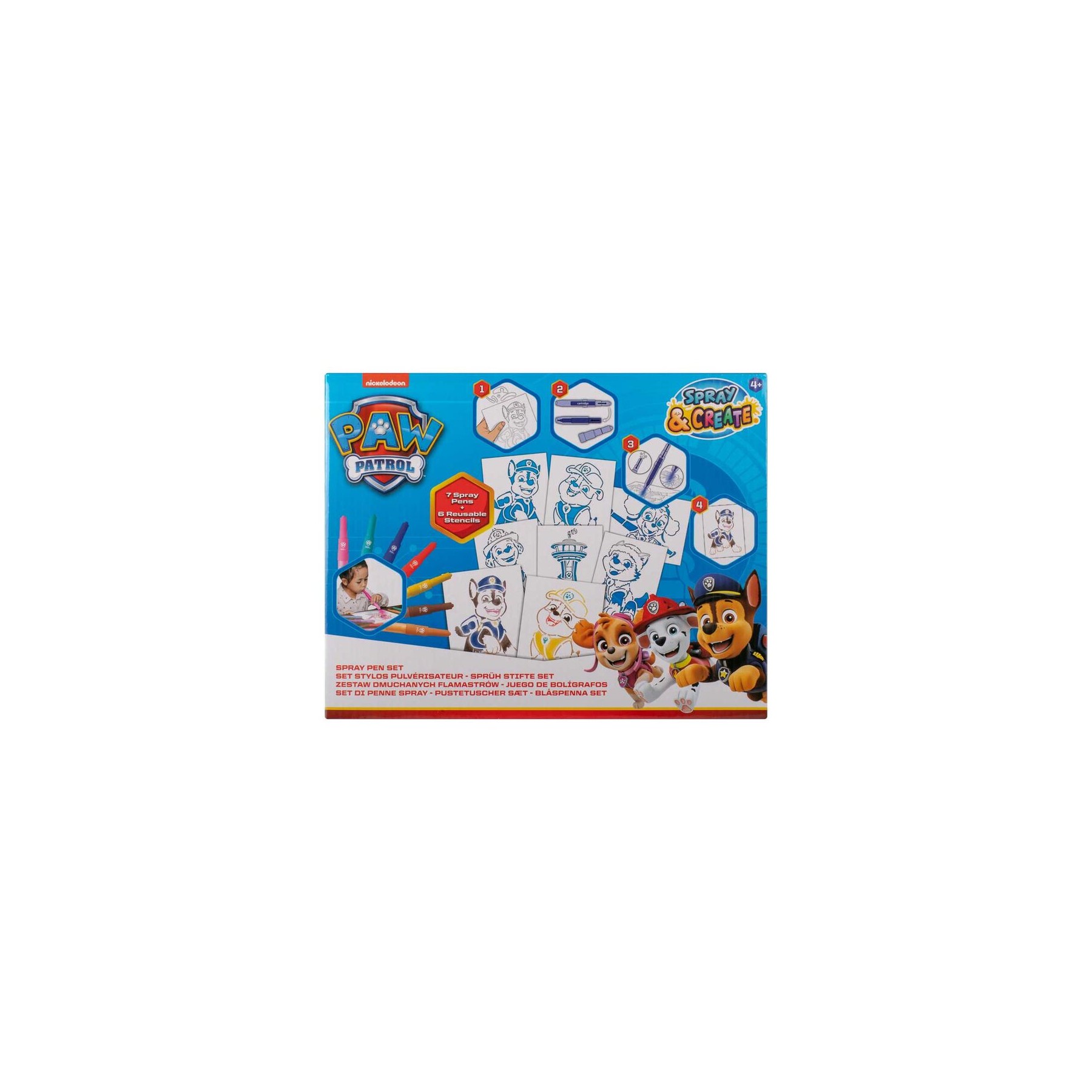 Set aerografo Patrulla Canina Paw Patrol