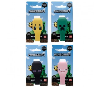 Reloj digital Minecraft