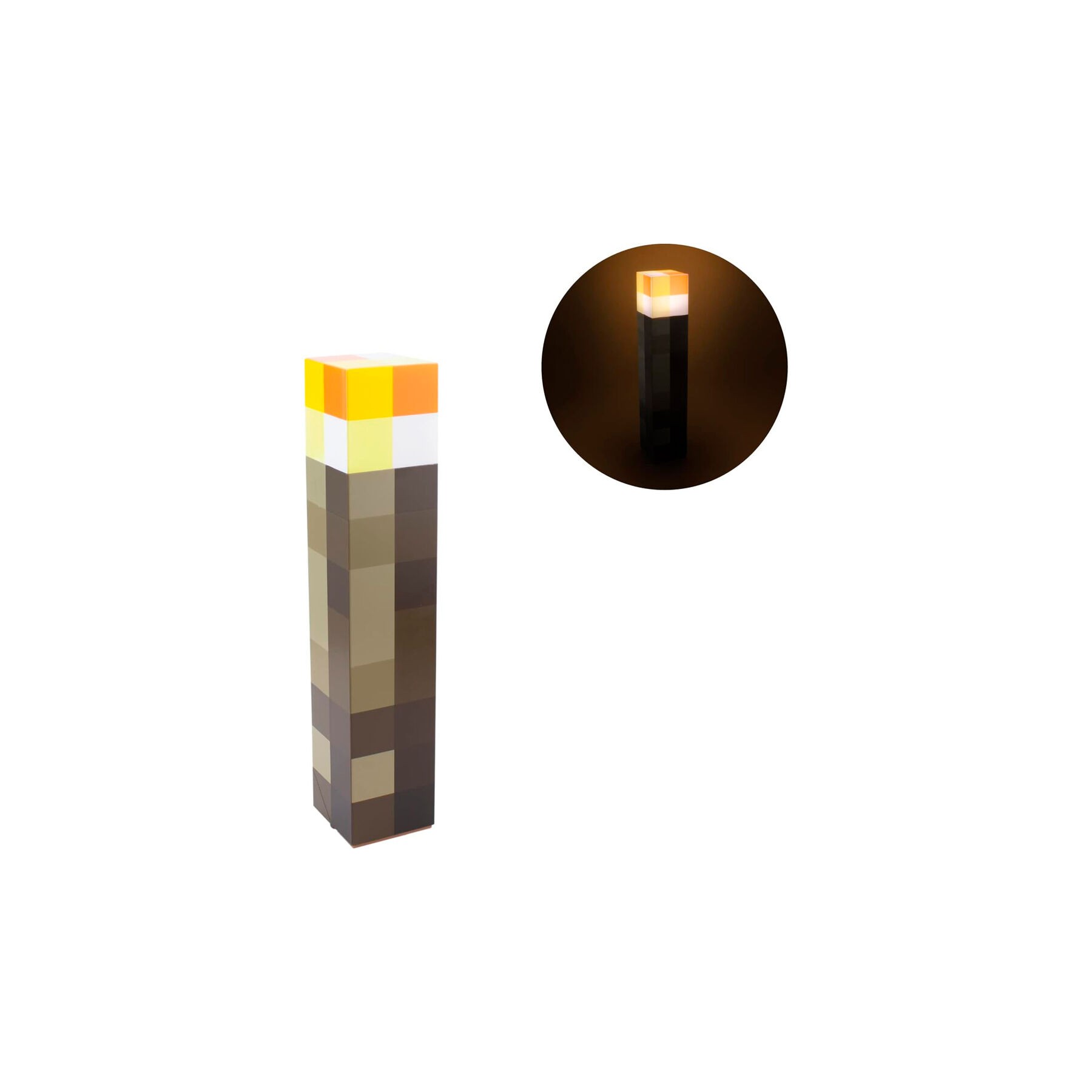 Lampara Antorcha Minecraft 28cm