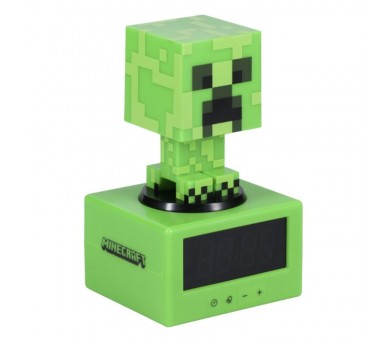 Reloj despertador Creeper Minecraft 16cm