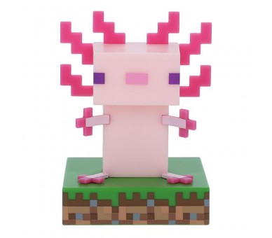 Lampara Icons Ajolote Minecraft 12cm