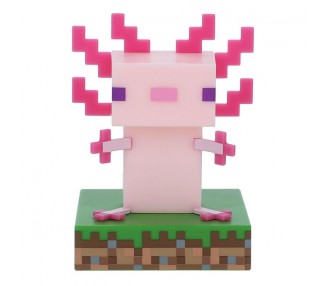 Lampara Icons Ajolote Minecraft 12cm