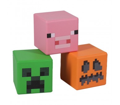 Antiestres Bloque Minecraft surtido