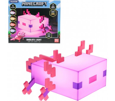Lampara Ajolote Minecraft 13cm
