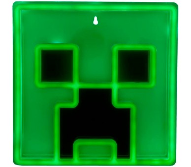 Lampara pared LED Creeper Minecraft 25cm