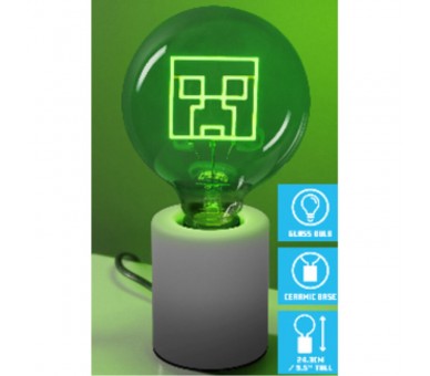 Bombilla LED Neon Creeper Minecraft